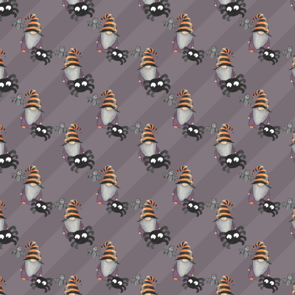 Bewitched Buddies Pattern 1 Minky Fabric