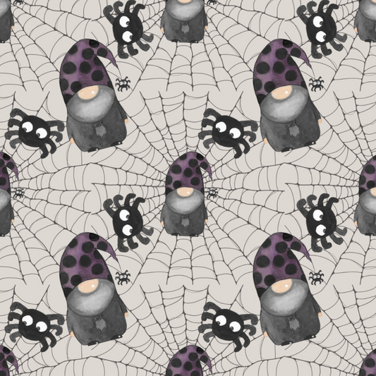 Spooky Gnomes Pattern 2 Quilting Cotton Fabric