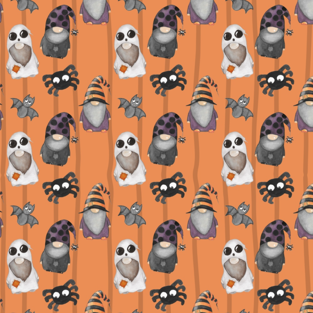 Bewitched Buddies Pattern 4 Minky Fabric
