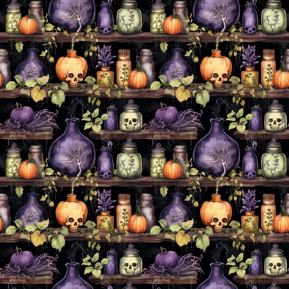 Midnight Familiars Pattern 12 Minky Fabric