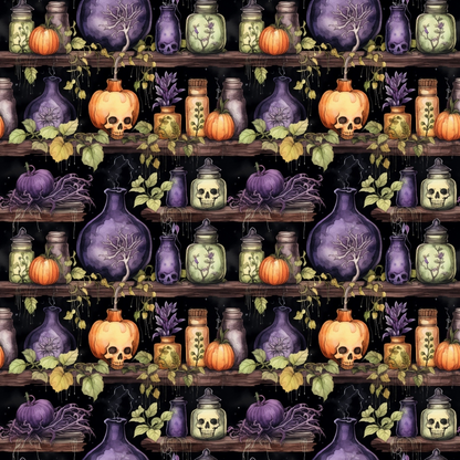 Midnight Familiars Pattern 12 Minky Fabric
