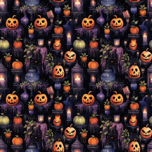 Spooky Season Pattern 18 Quilting Cotton Fabric