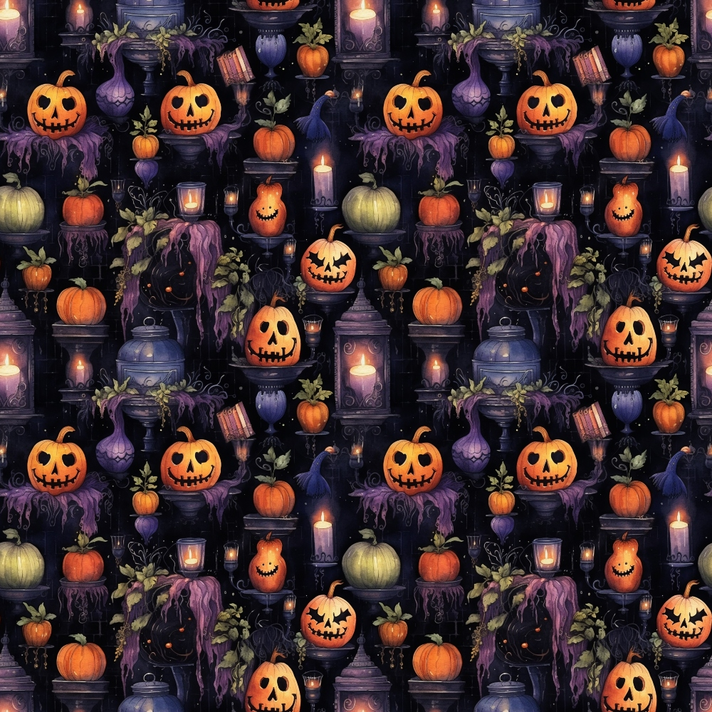 Midnight Familiars Pattern 18 Minky Fabric