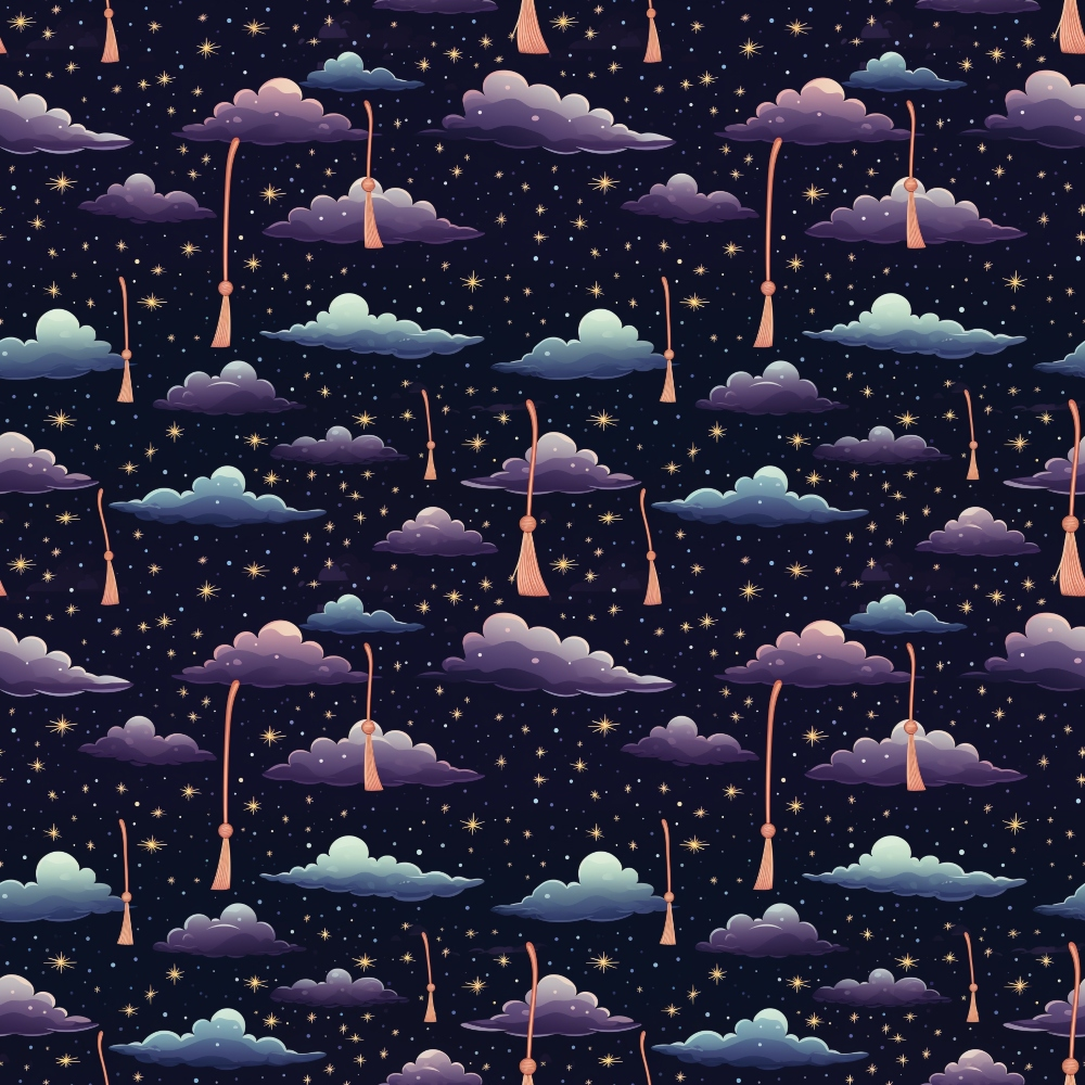 Midnight Familiars Pattern 28 Minky Fabric