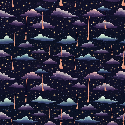 Midnight Familiars Pattern 28 Minky Fabric