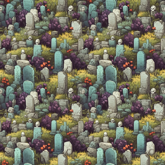 Spooky Season Pattern 29 Quilting Cotton Fabric