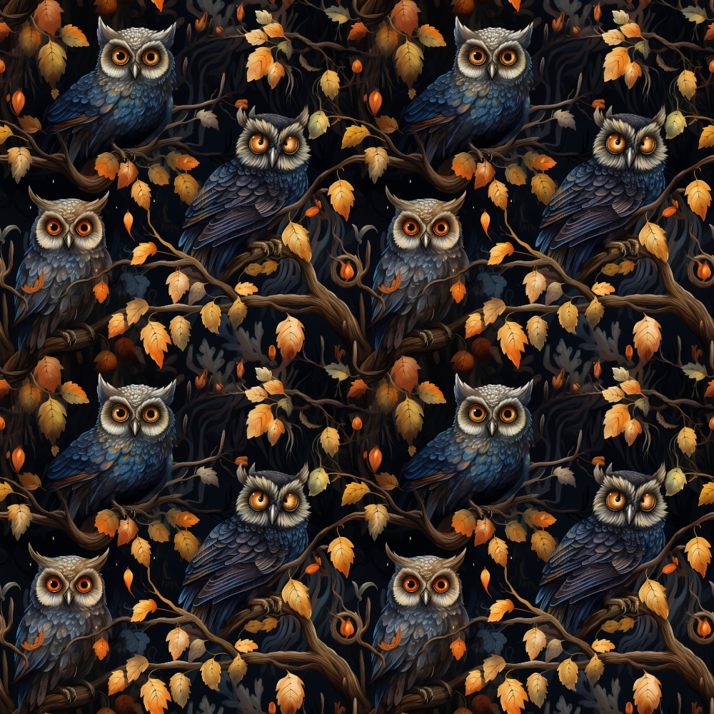 Midnight Familiars Pattern 32 Minky Fabric