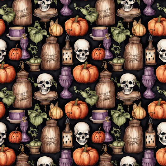 Spooky Season Pattern 9 Quilting Cotton Fabric