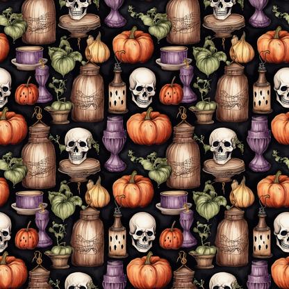 Midnight Familiars Pattern 9 Minky Fabric