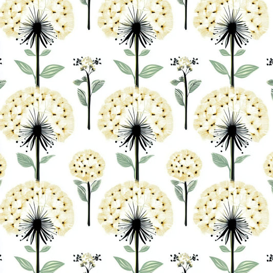 Spring Dandelions Pattern 16 Quilting Cotton Fabric