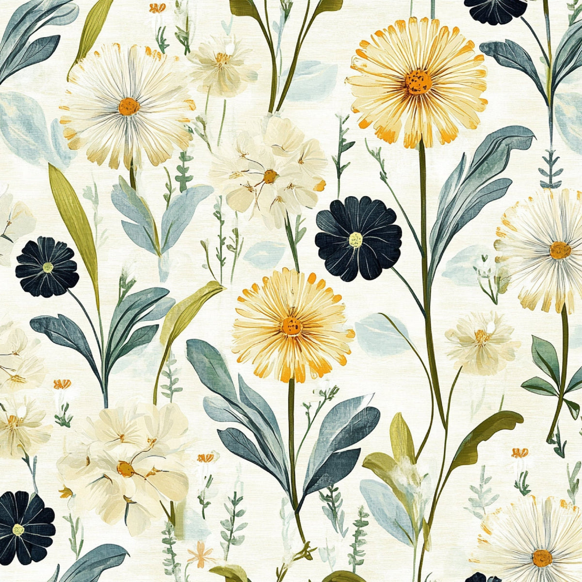 Wildflower Wishes Pattern 1 Minky Fabric