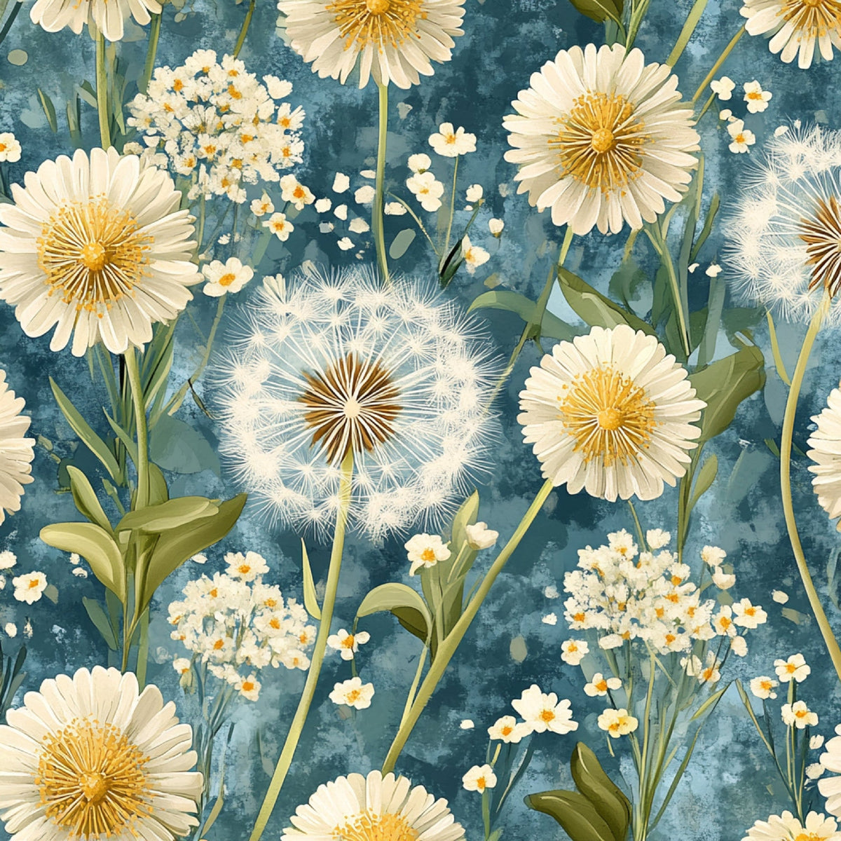 Wildflower Wishes Pattern 21 Minky Fabric