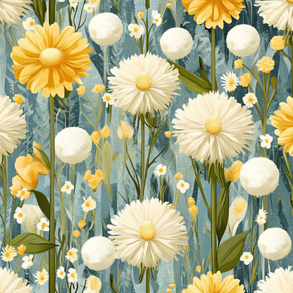 Wildflower Wishes Pattern 24 Minky Fabric