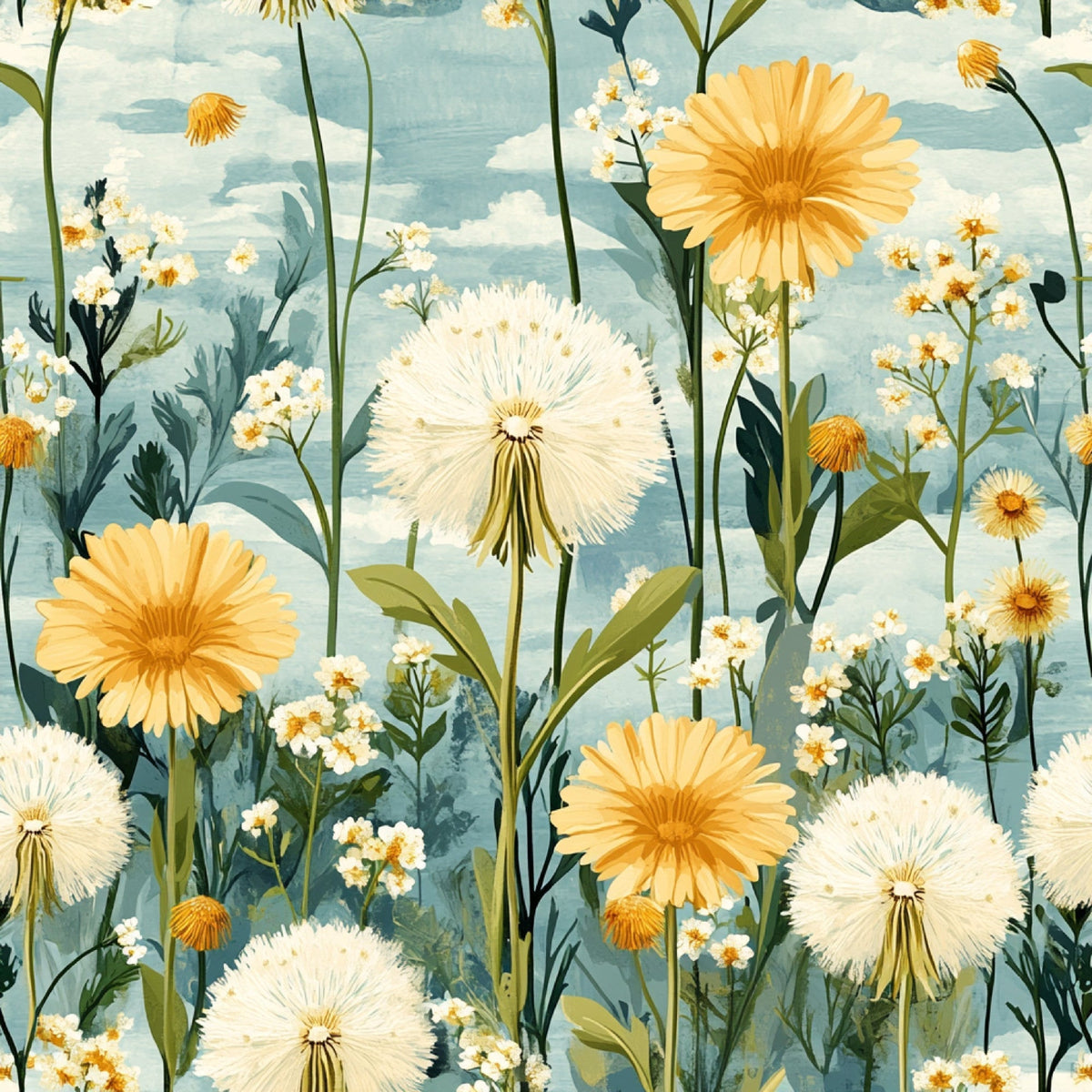 Wildflower Wishes Pattern 2 Minky Fabric