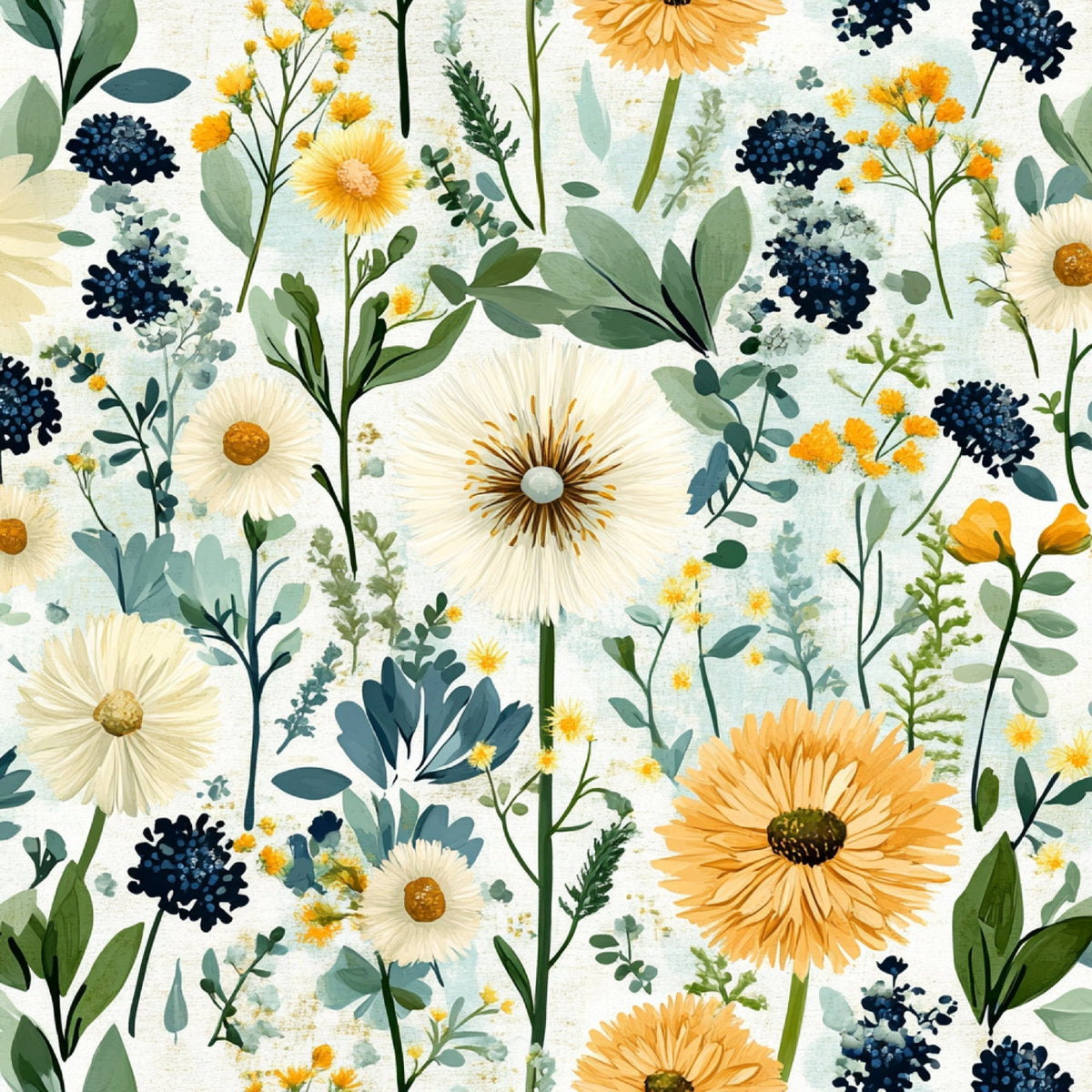 Wildflower Wishes Pattern 5 Minky Fabric
