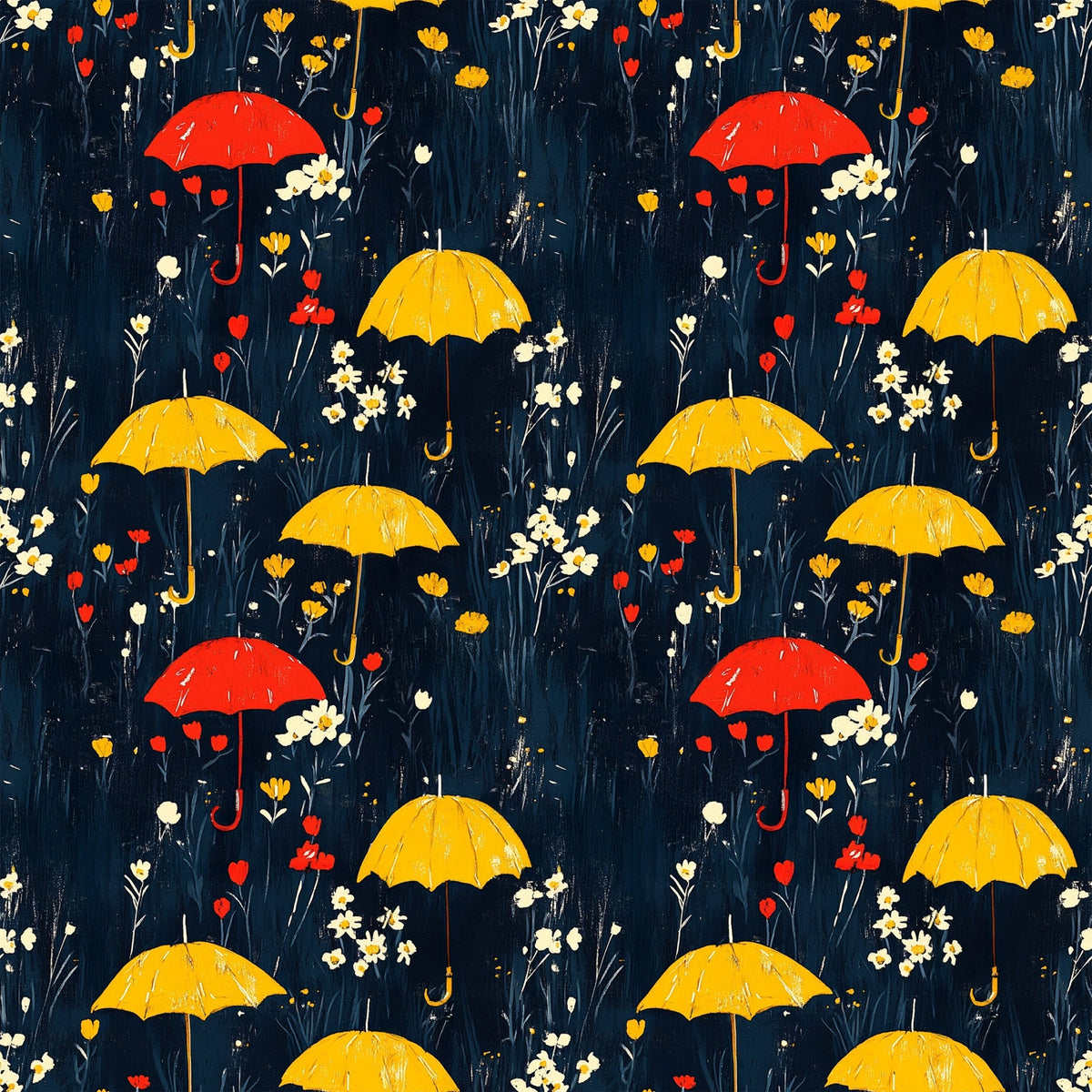 Daisy Drizzle Pattern 3 Minky Fabric