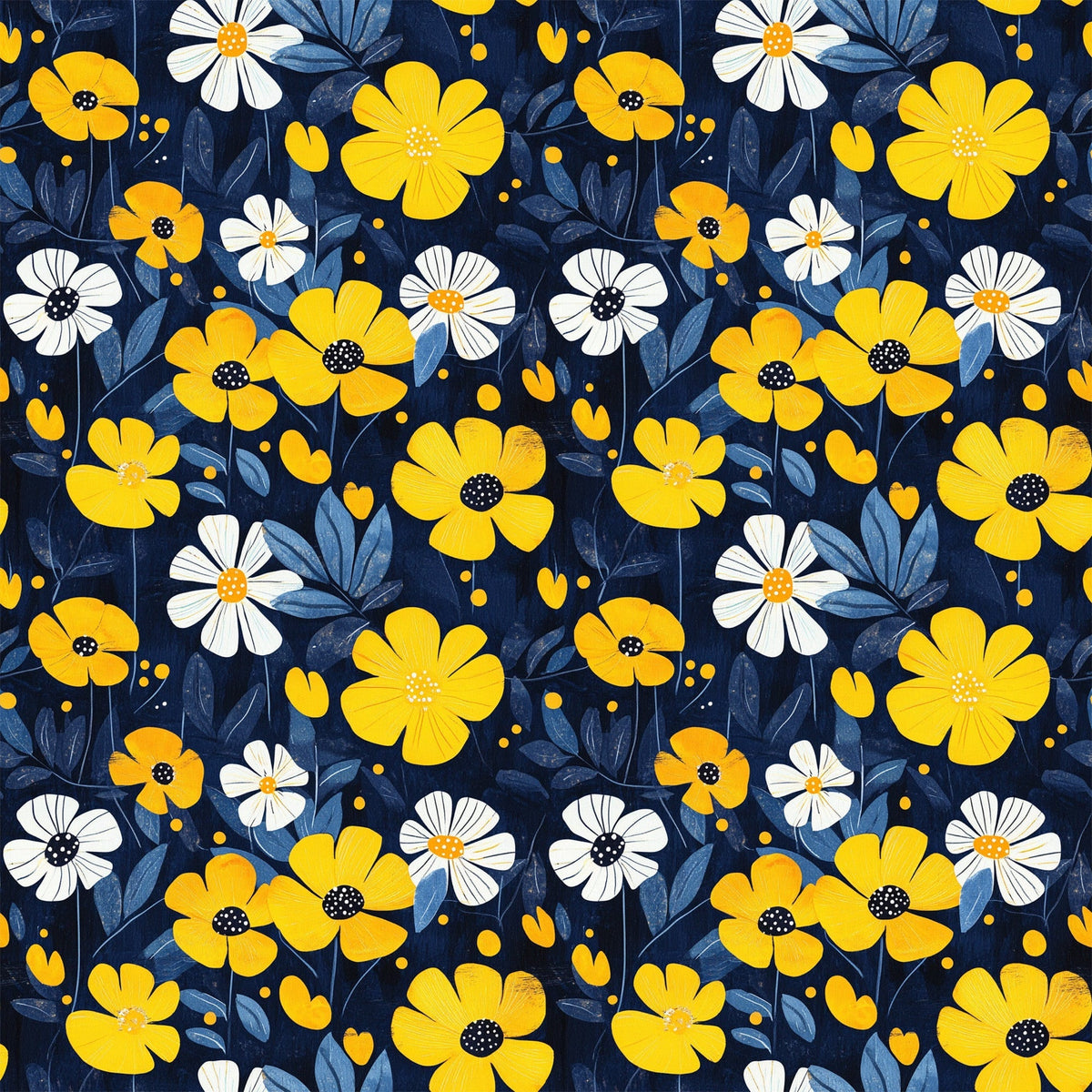 Daisy Drizzle Pattern 6 Minky Fabric