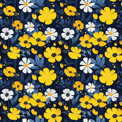 Daisy Drizzle Pattern 6 Minky Fabric