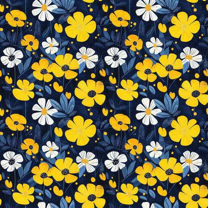 Spring Rain Umbrellas Pattern 6 Quilting Cotton Fabric