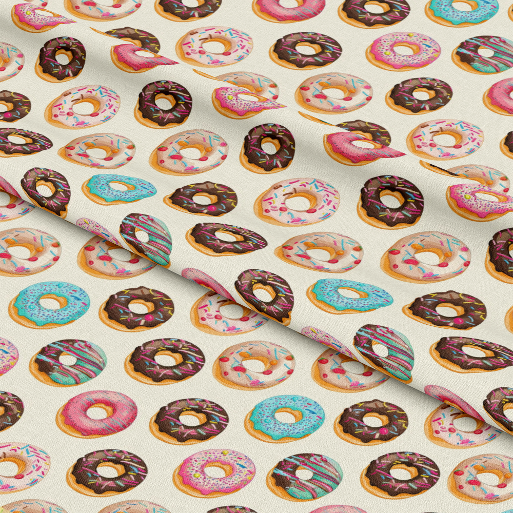 Sprinkle Donuts Pattern 11 Quilting Cotton Fabric