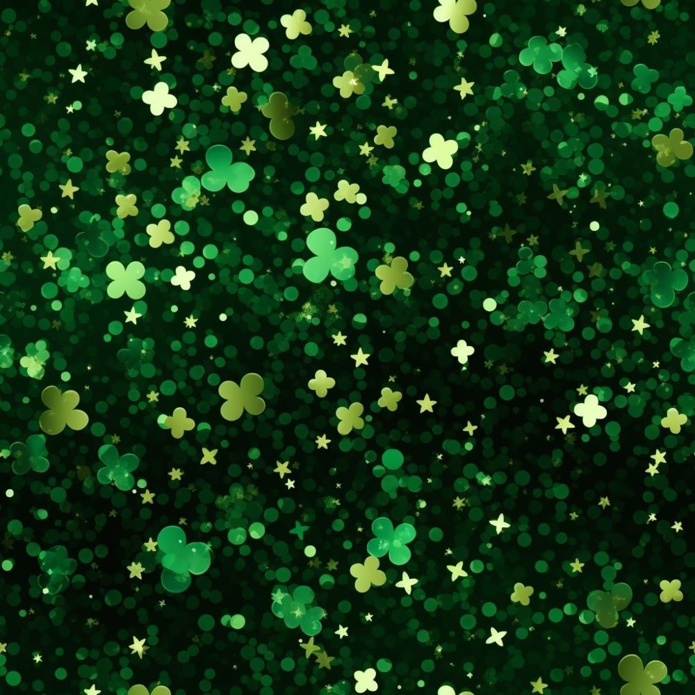 Shamrock Shimmer Pattern 20 Minky Fabric