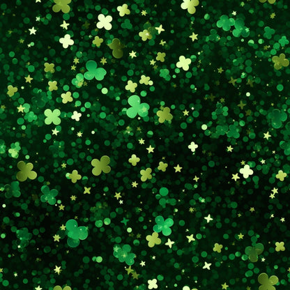 Shamrock Shimmer Pattern 20 Minky Fabric