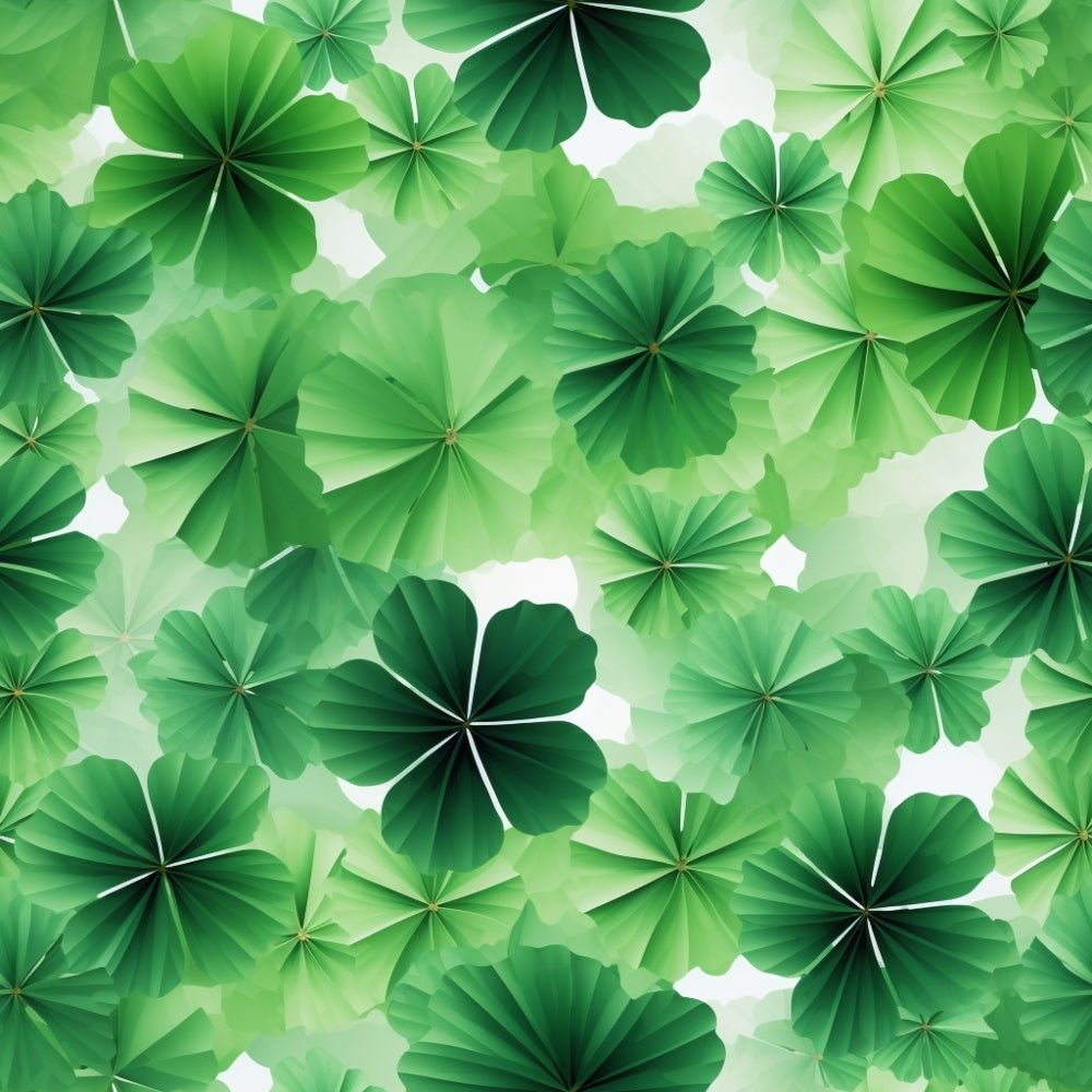 Shamrock Shimmer Pattern 10 Minky Fabric