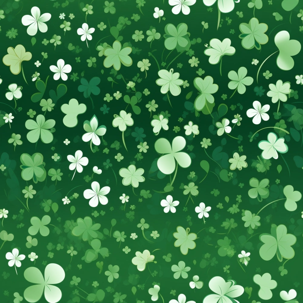 Shamrock Shimmer Pattern 11 Minky Fabric