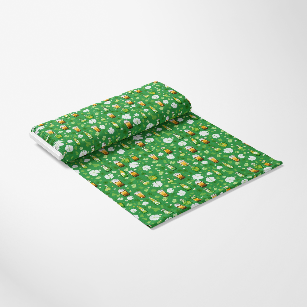 St. Patrick's Day Glam Pattern 13 Quilting Cotton Fabric