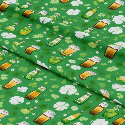 St. Patrick's Day Glam Pattern 13 Quilting Cotton Fabric