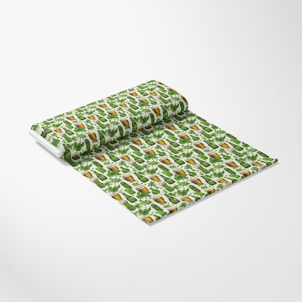 St. Patrick's Day Glam Pattern 15 Quilting Cotton Fabric