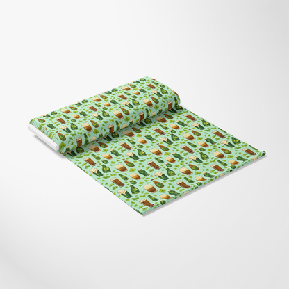 St. Patrick's Day Glam Pattern 17 Quilting Cotton Fabric