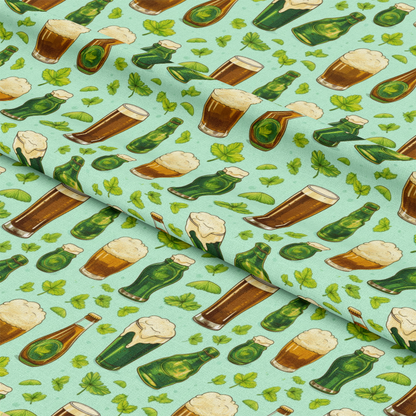 St. Patrick's Day Glam Pattern 17 Quilting Cotton Fabric