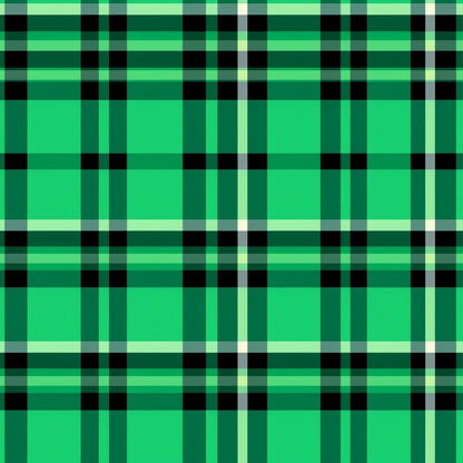 Shamrock Shimmer Pattern 1 Minky Fabric