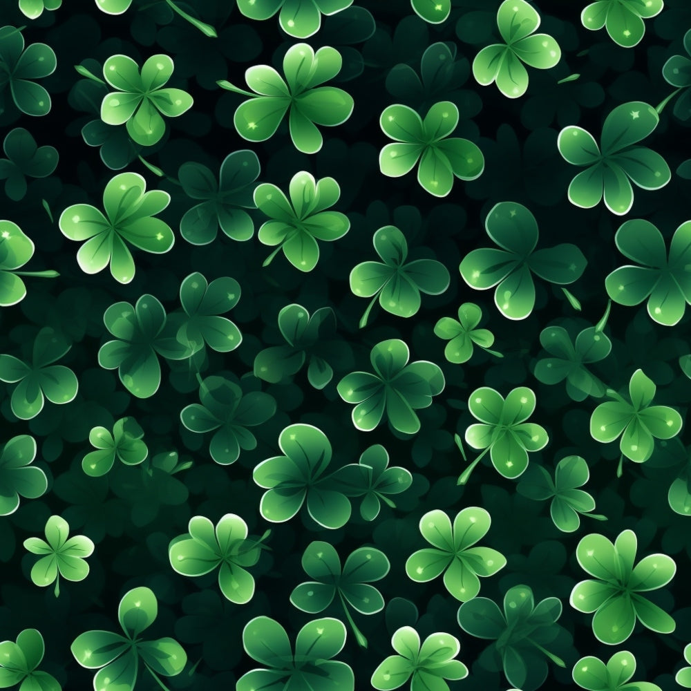 Shamrock Shimmer Pattern 5 Minky Fabric
