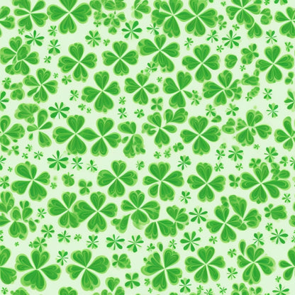Shamrock Shimmer Pattern 7 Minky Fabric