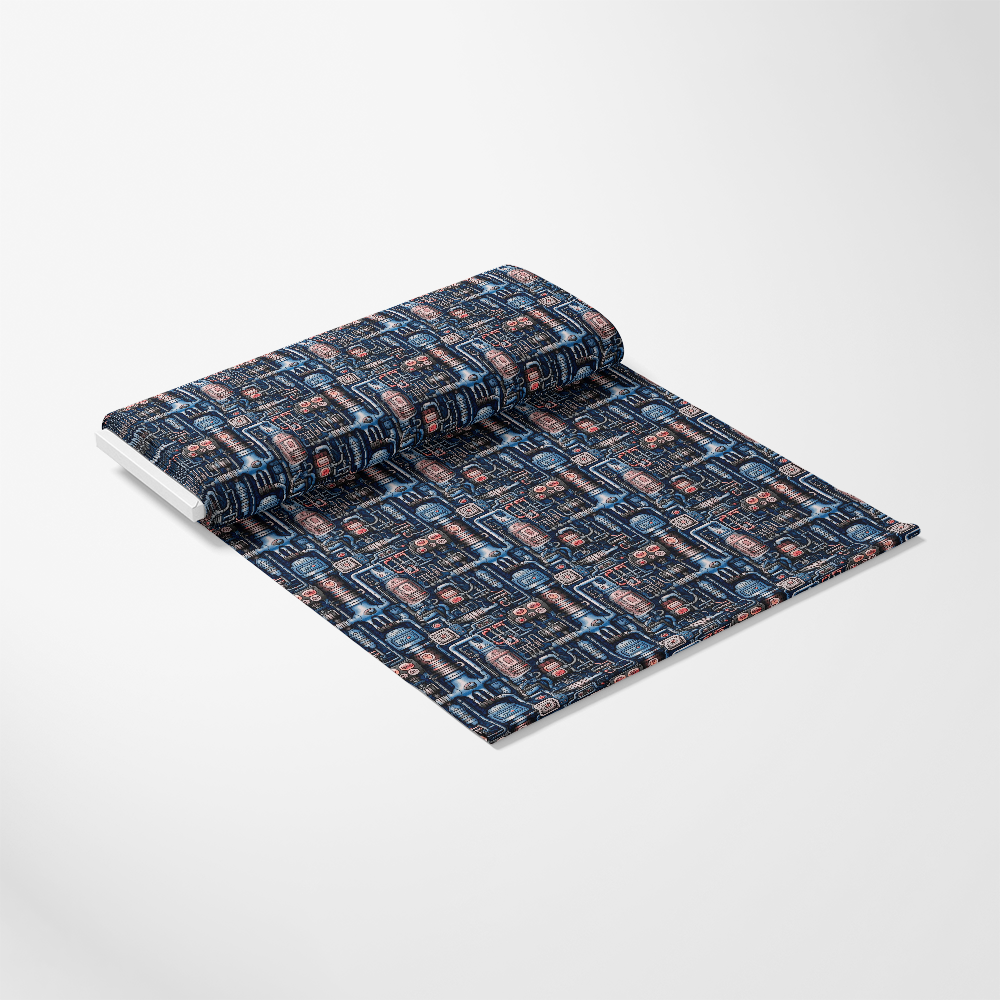 Steampunk Pipes Pattern 7 Quilting Cotton Fabric