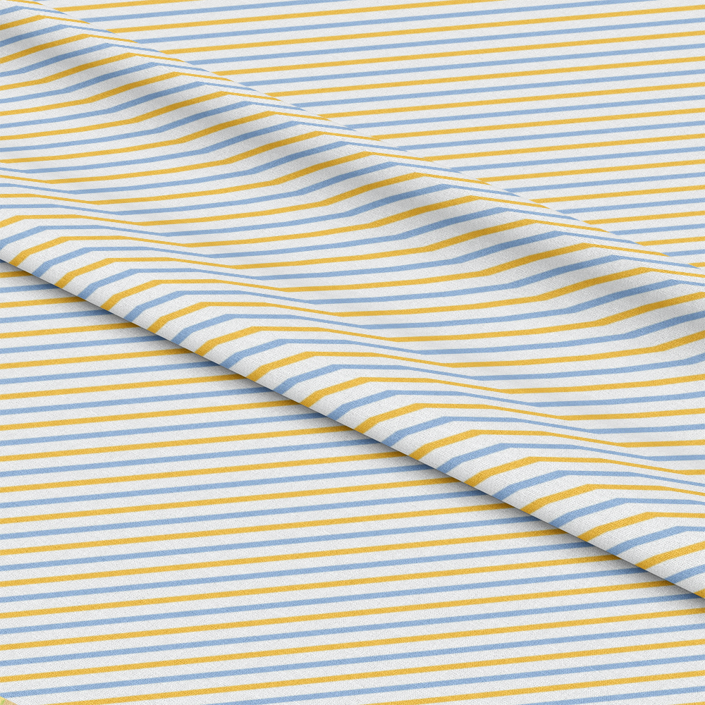 Periwinkle Dreams Stripes Quilting Cotton Fabric