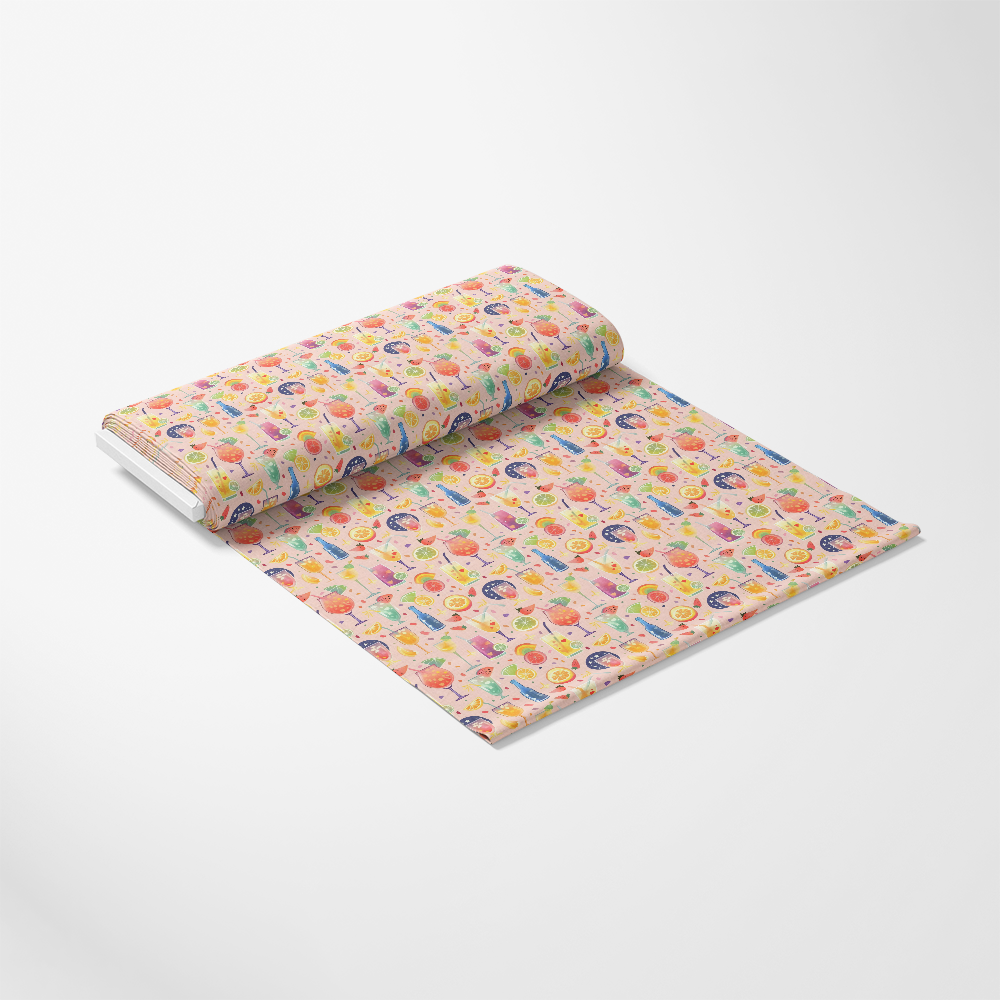 Summer Cocktails Pattern 13 Quilting Cotton Fabric