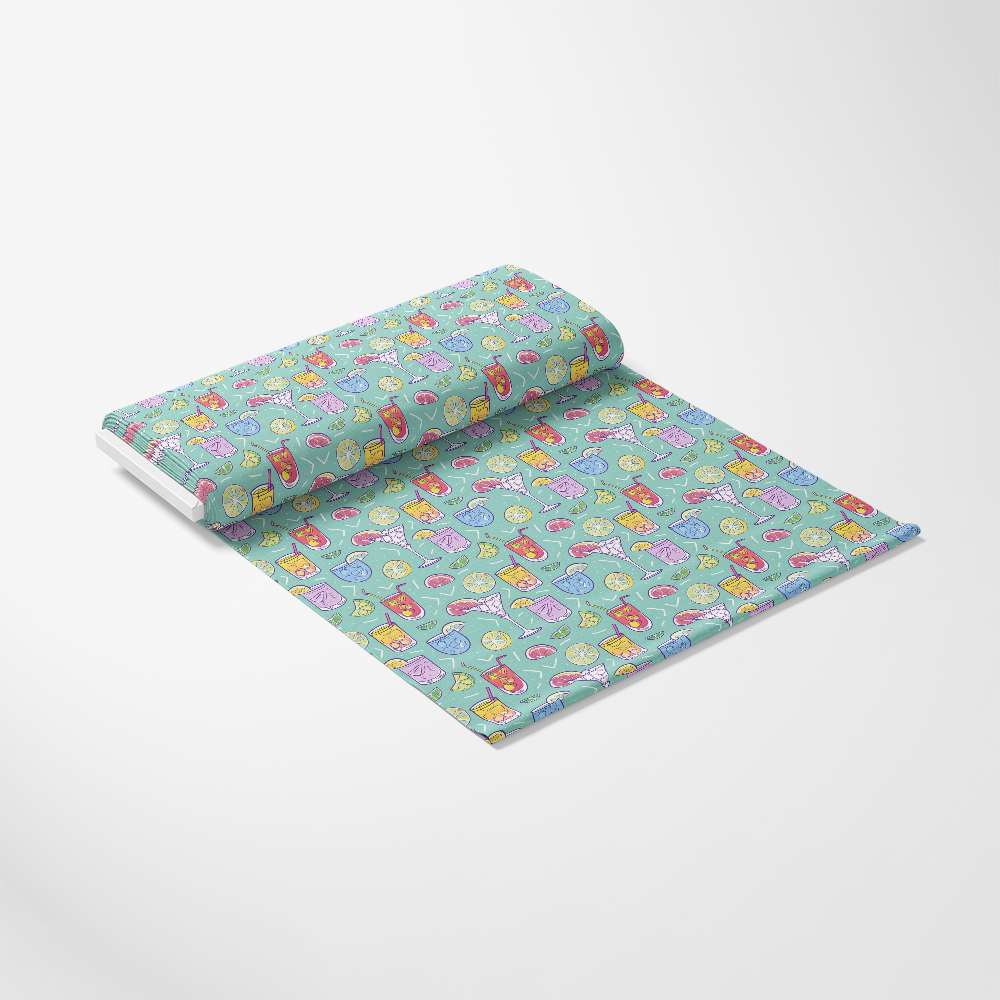 Summer Cocktails Pattern 14 Quilting Cotton Fabric