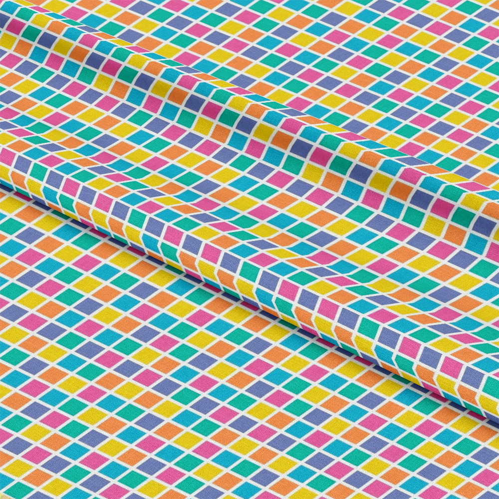 Summer Rainbow Pattern 10 Quilting Cotton Fabric