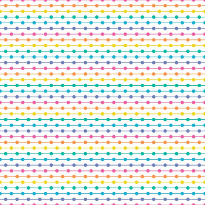 Summer Rainbow Pattern 15 Quilting Cotton Fabric