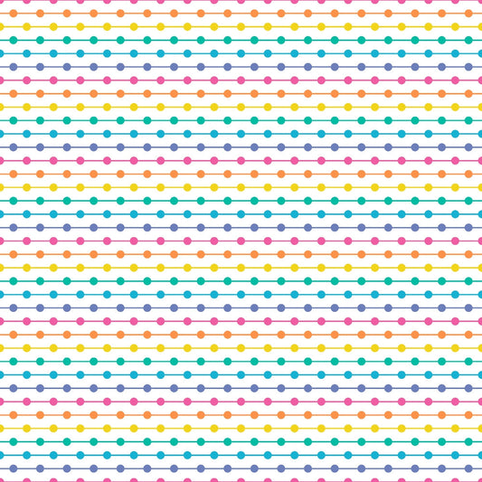 Summer Rainbow Pattern 15 Quilting Cotton Fabric