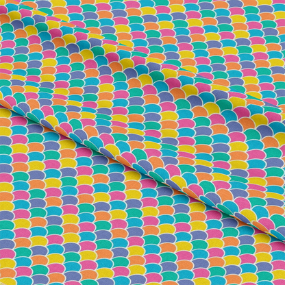 Summer Rainbow Pattern 2 Quilting Cotton Fabric