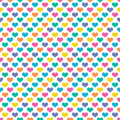 Summer Rainbow Pattern 4 Quilting Cotton Fabric