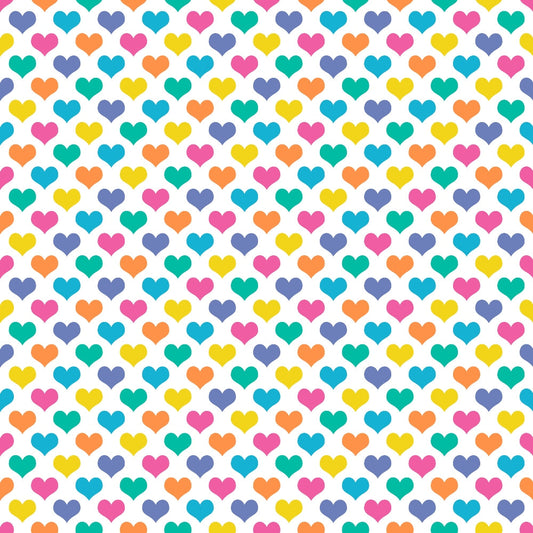 Summer Rainbow Pattern 4 Quilting Cotton Fabric
