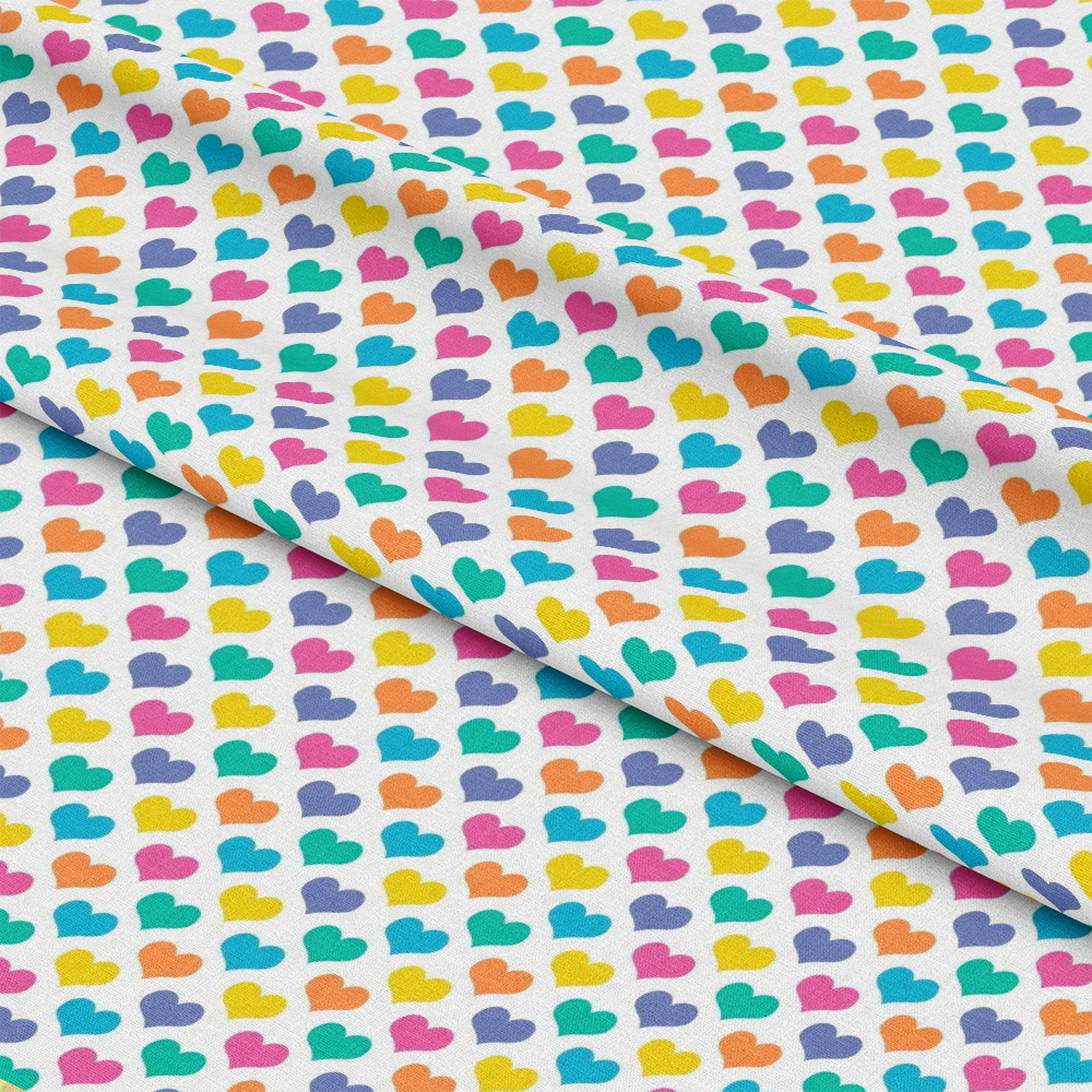 Summer Rainbow Pattern 4 Quilting Cotton Fabric