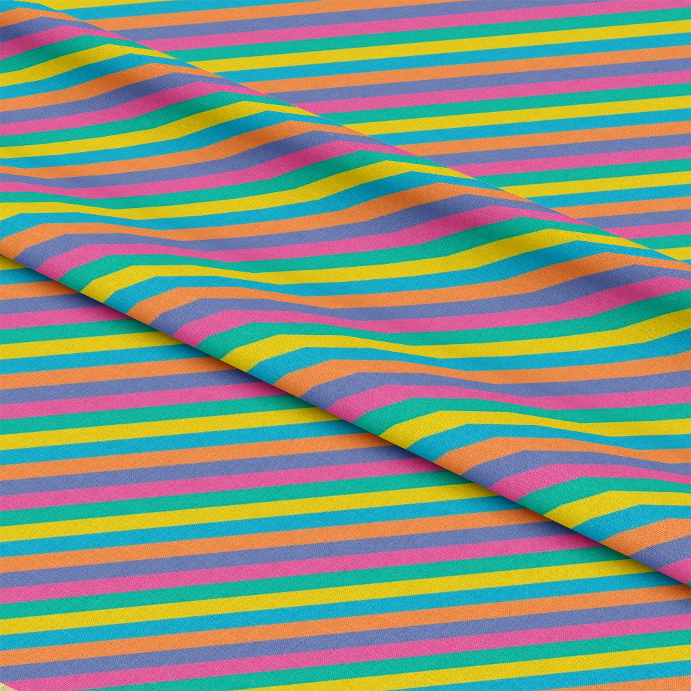 Summer Rainbow Pattern 6 Quilting Cotton Fabric