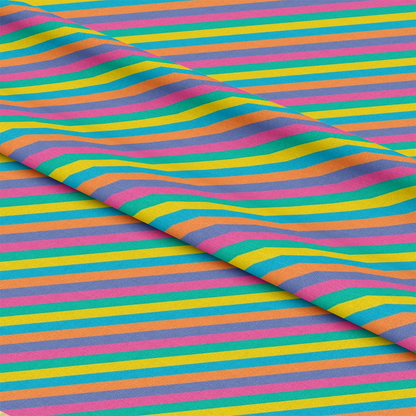 Summer Rainbow Pattern 6 Quilting Cotton Fabric