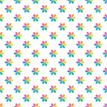 Summer Rainbow Pattern 8 Quilting Cotton Fabric